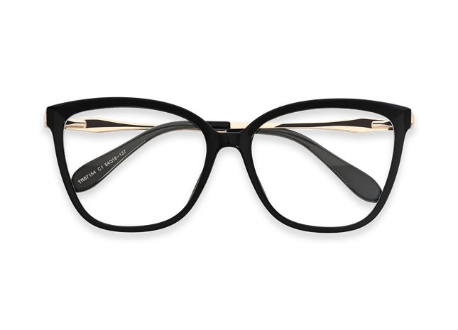 Wynter Black Women's Cat Eye Glasses 1