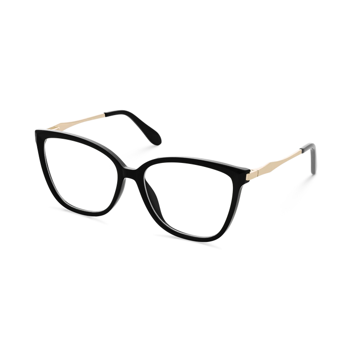 Wynter Black Women's Cat Eye Glasses 3