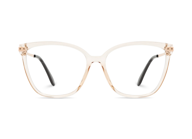 Wynter Champagne Women's Cat Eye Glasses 2