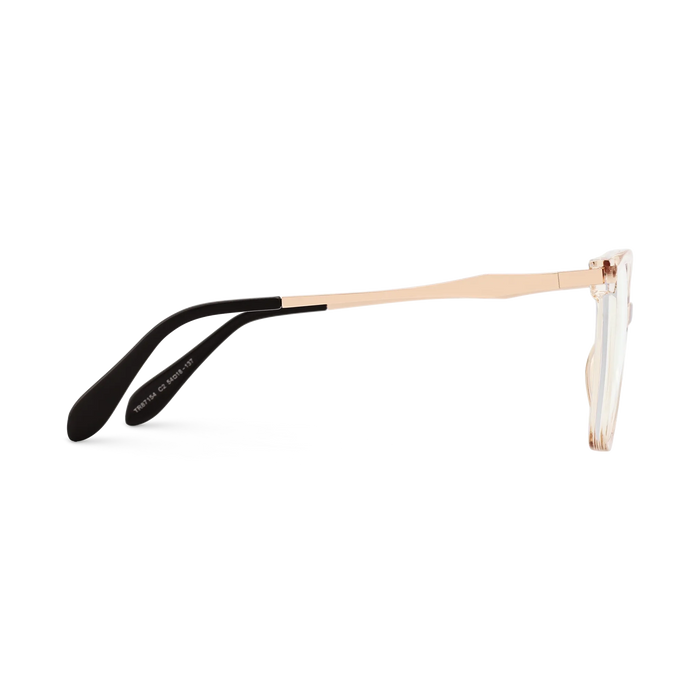 Wynter Champagne Women's Cat Eye Glasses 4