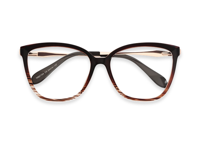Wynter Dark Brown Women's Cat Eye Glasses 1