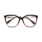 Wynter Dark Brown Women's Cat Eye Glasses 1