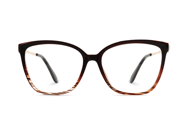 Wynter Dark Brown Women's Cat Eye Glasses 2