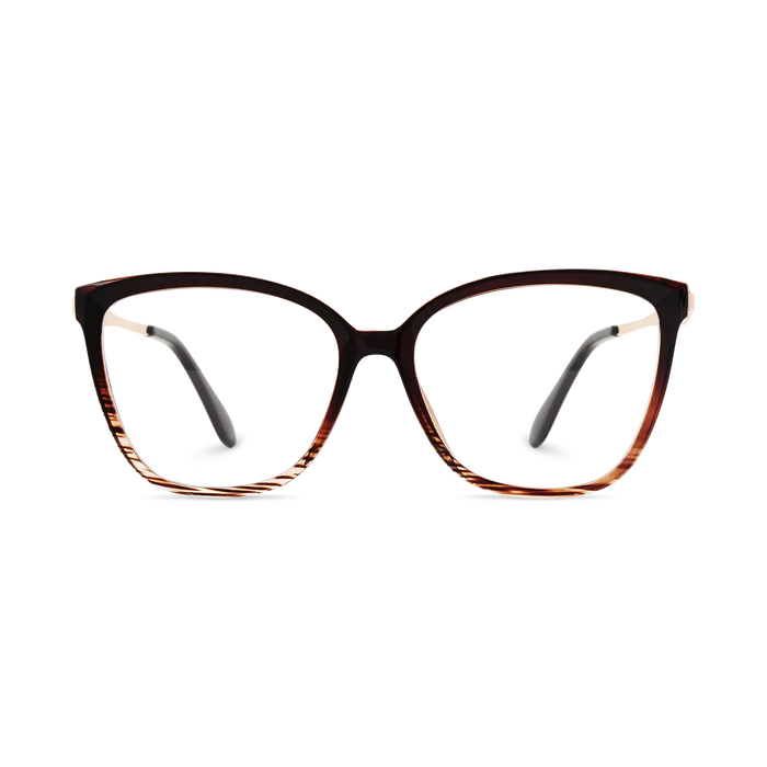 Wynter Dark Brown Women's Cat Eye Glasses 2