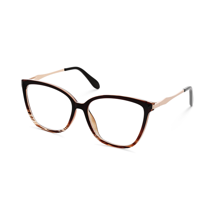 Wynter Dark Brown Women's Cat Eye Glasses 3