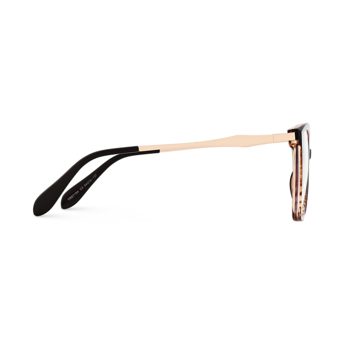 Wynter Dark Brown Women's Cat Eye Glasses 4