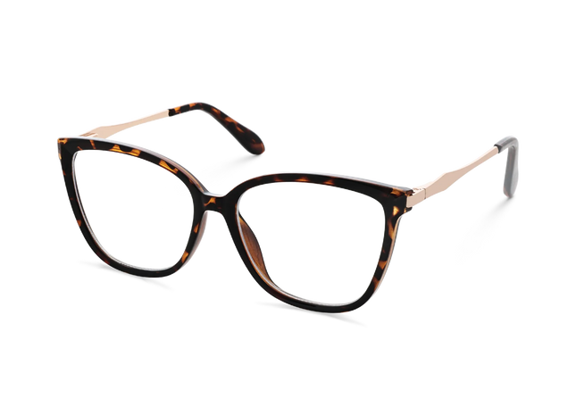 Wynter Tortoise Women's Cat Eye Glasses 3