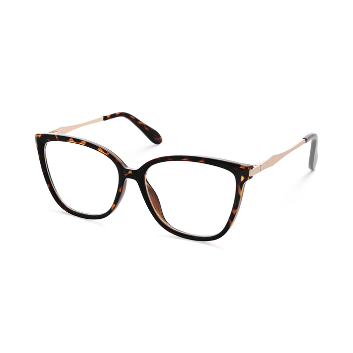 Wynter Tortoise Women's Cat Eye Glasses 3