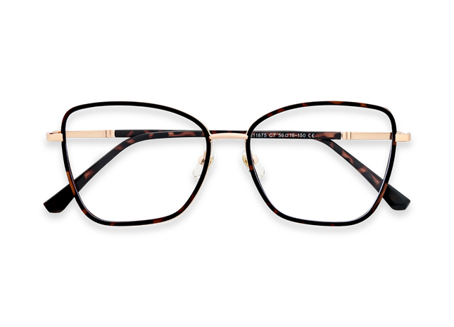 Zayden Dark Tortoise Square Glasses 1