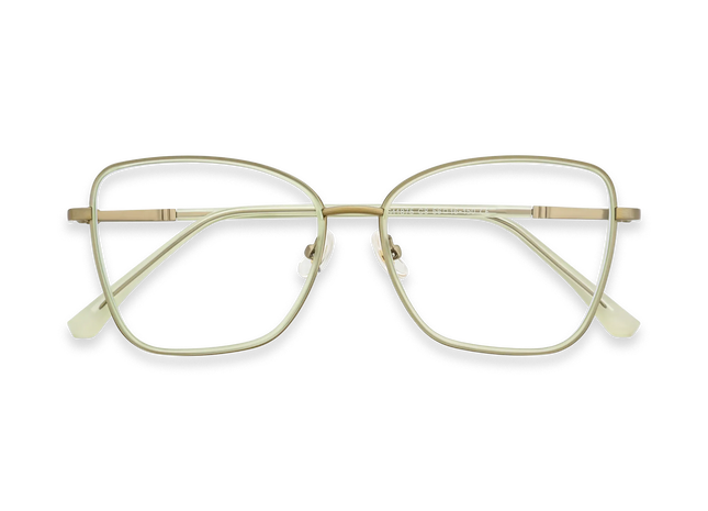 Zayden Light Green Square Glasses 1