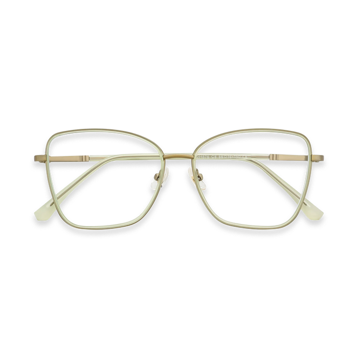 Zayden Light Green Square Glasses 1