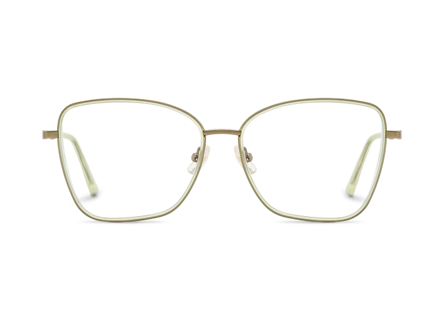 Zayden Light Green Square Glasses 2