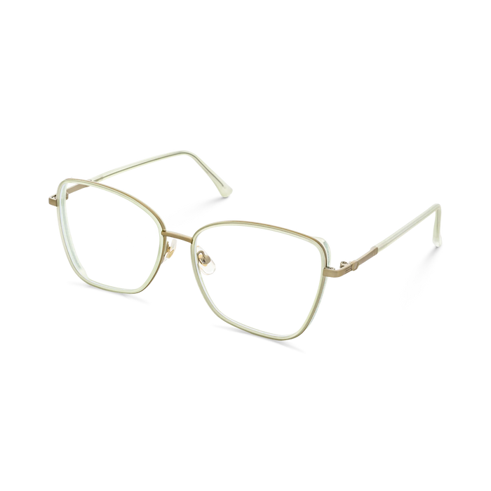 Zayden Light Green Square Glasses 3