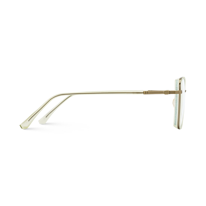 Zayden Light Green Square Glasses 4