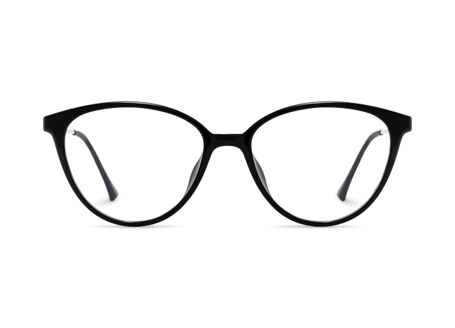 Zayne Black Round Glasses 2