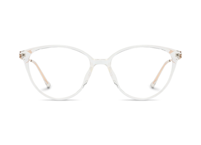 Zayne Clear Round Glasses 2