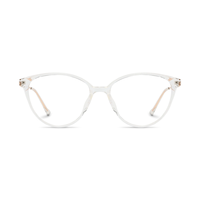 Zayne Clear Round Glasses 2