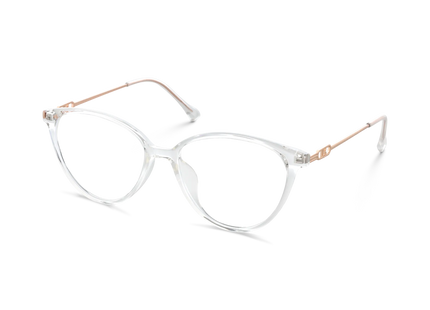 Zayne Clear Round Glasses 3