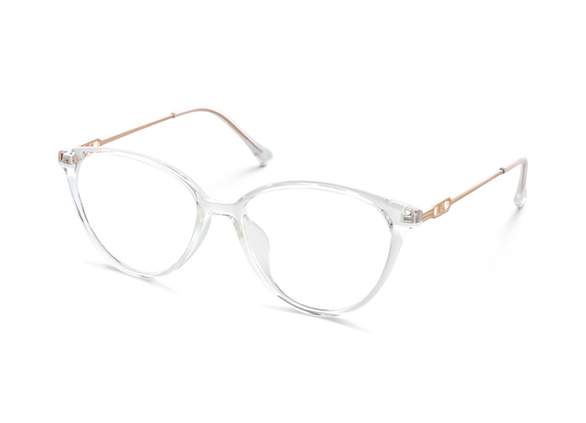 Zayne Clear Round Glasses 3