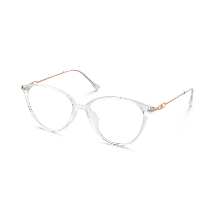 Zayne Clear Round Glasses 3