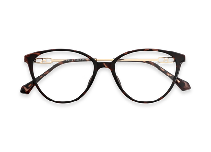 Zayne Dark Tortoise Round Glasses 1