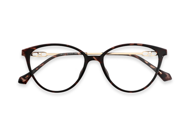 Zayne Dark Tortoise Round Glasses 1