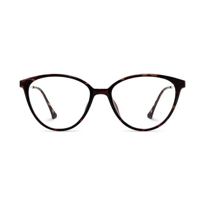 Zayne Dark Tortoise Round Glasses 2