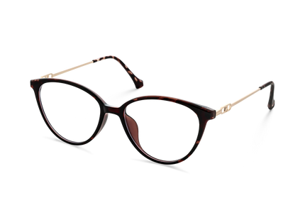 Zayne Dark Tortoise Round Glasses 3