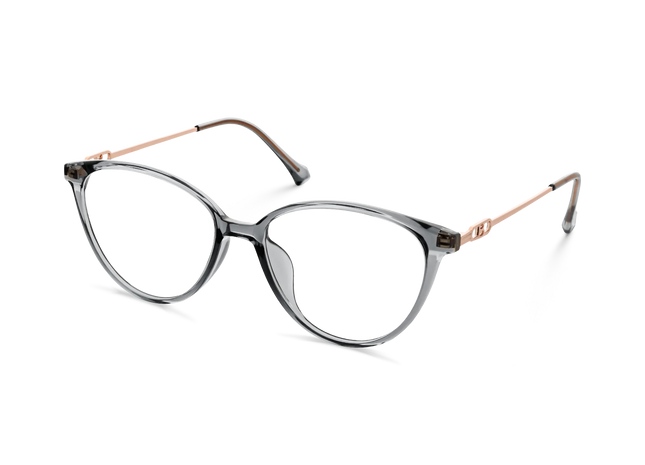 Zayne Grey Round Glasses 3