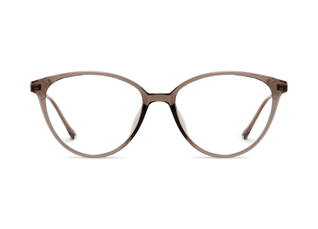 Zayne Light Brown Round Glasses 2