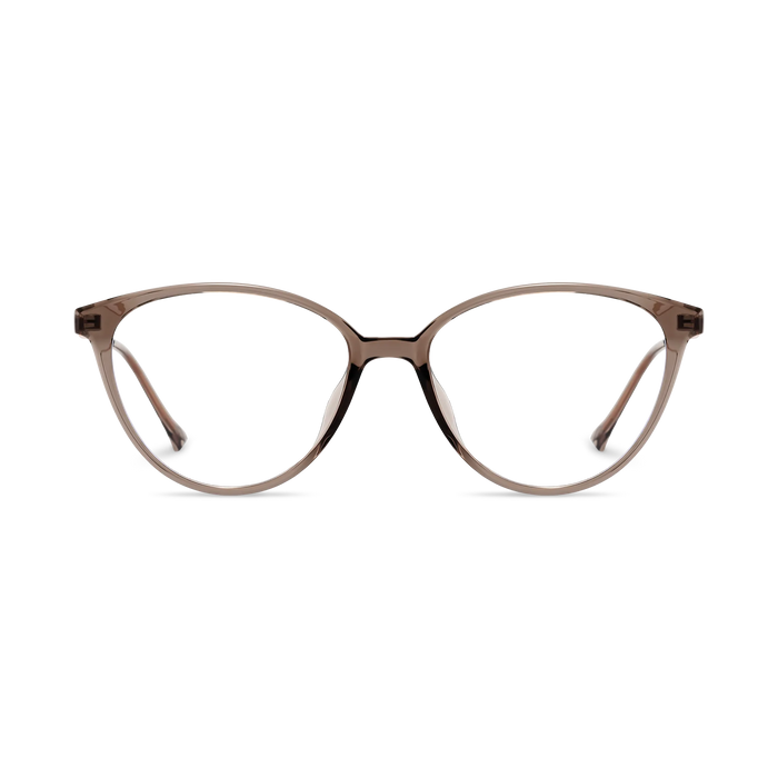 Zayne Light Brown Round Glasses 2