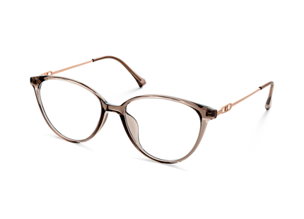 Zayne Light Brown Round Glasses 3