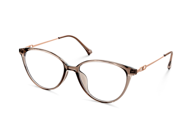 Zayne Light Brown Round Glasses 3