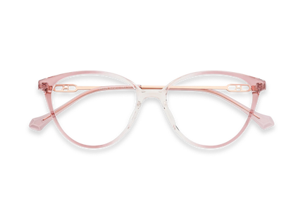 Zayne Pink Gradient Round Glasses 1
