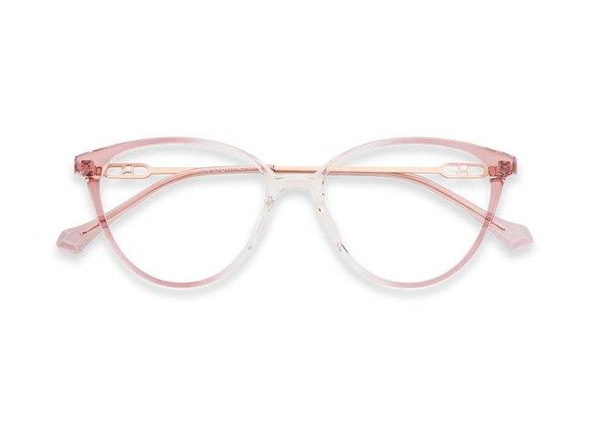 Zayne Pink Gradient Round Glasses 1