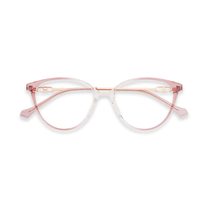 Zayne Pink Gradient Round Glasses 1
