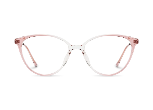 Zayne Pink Gradient Round Glasses 2