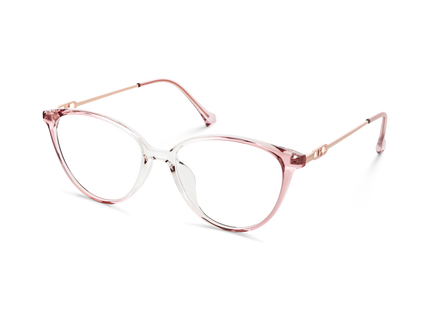 Zayne Pink Gradient Round Glasses 3