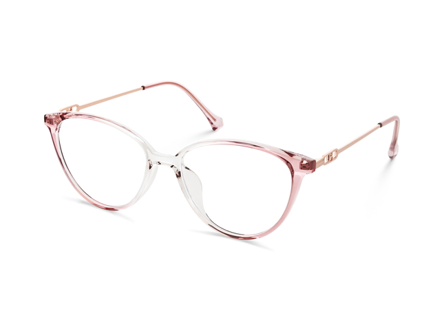 Zayne Pink Gradient Round Glasses 3