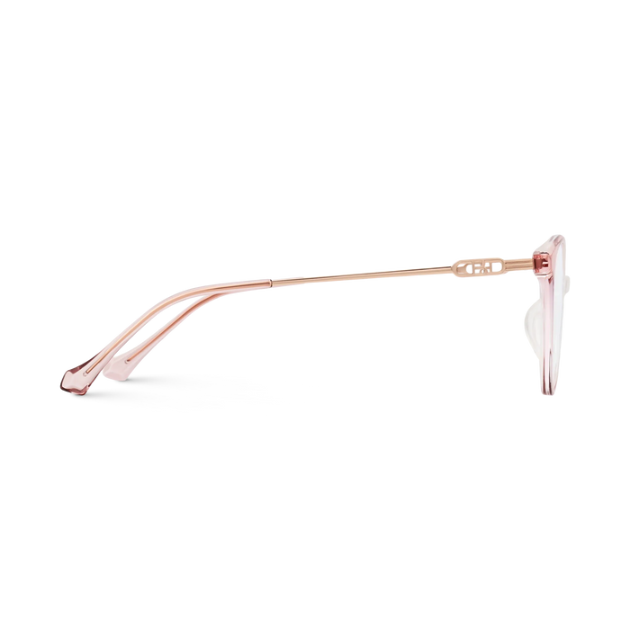 Zayne Pink Gradient Round Glasses 4