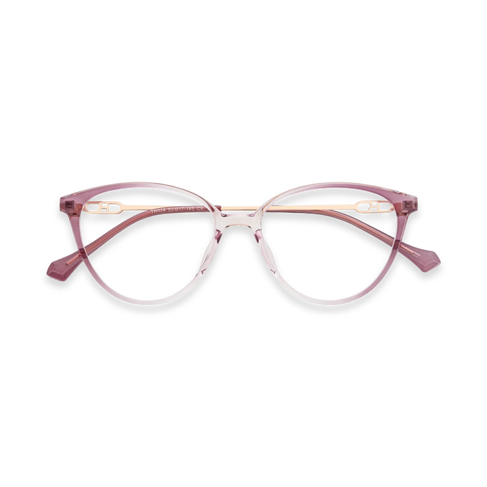 Zayne Purple Gradient Round Glasses 1