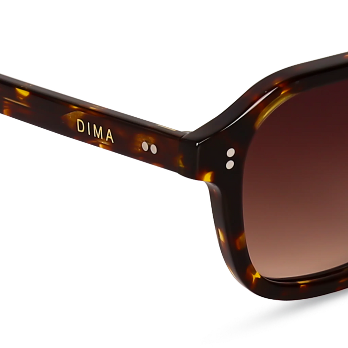 dima sunglass cameo amber tortoise frame brown gradient lens 5