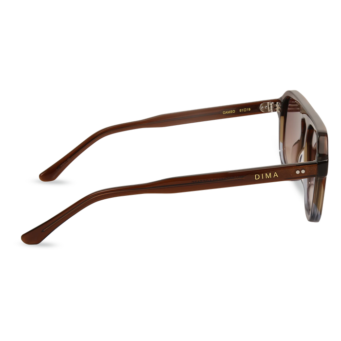 dima sunglass cameo brown grey gradient frame brown gradient lens 4