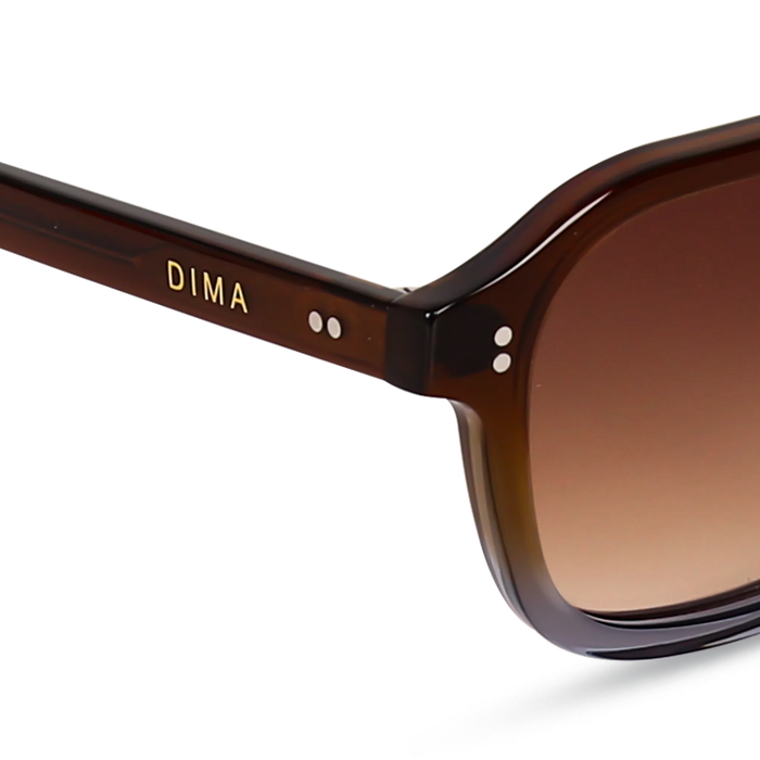 dima sunglass cameo brown grey gradient frame brown gradient lens 5