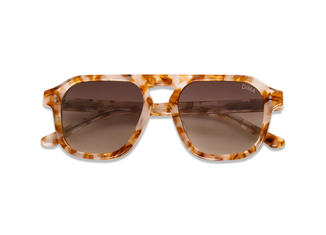dima sunglass cameo brown pearl frame brown gradient lens 2