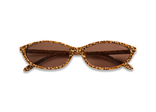 dima sunglass dina brown blocks frame brown lens 2