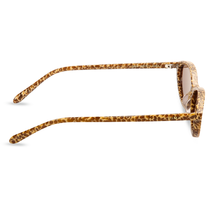 dima sunglass dina brown blocks frame brown lens 4