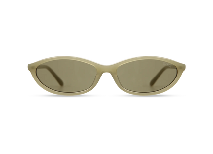 dima sunglass dina milky light olive frame olive lens 1