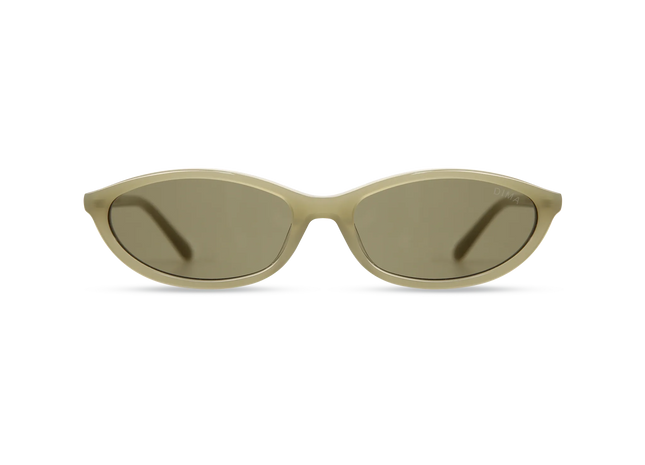 dima sunglass dina milky light olive frame olive lens 1