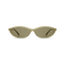 dima sunglass dina milky light olive frame olive lens 1